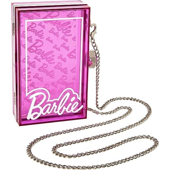 NWT Pink Classic Barbie Box Crossbody Bag